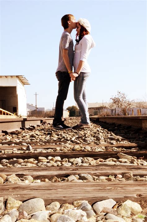 Couple Portrait On The Railroad Tracks Mylestone Photography Photo By Myle Collins My Pictures