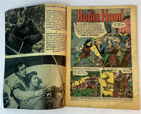 Lot Vintage Sept The Adventures Of Robin Hood No Magazine Enterprises Cent