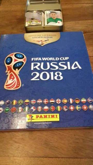 POUR PANINI FOOT Album Coupe Du Monde Russie Russia WC 2018 10 Stickers