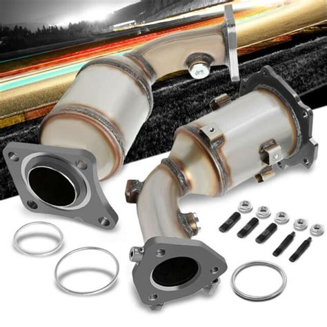 Pair Factory Style Catalytic Converter Exhaust Pipe For 03 07 Nissan