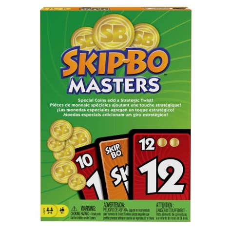 Mattel Skip Bo Masters Card Game 1 Ct Kroger