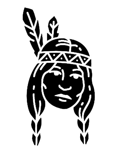 Free Printable Native American Indian Stencils And Templates