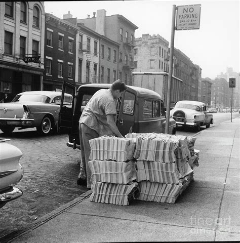 Dan List Unloads Weeks Village Voice Photograph By Fred W Mcdarrah