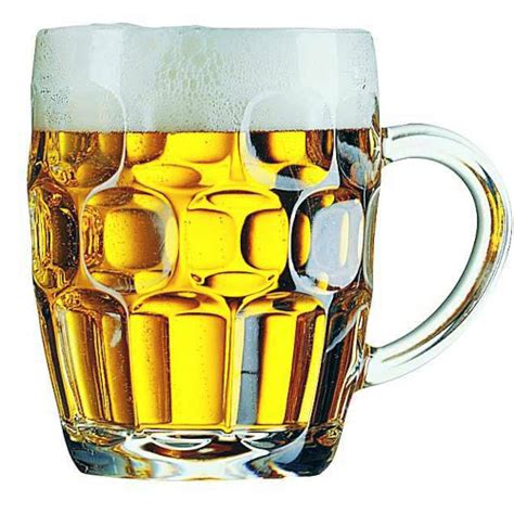 Full Pint Pot Traditional Beer Glasses 20oz 570ml