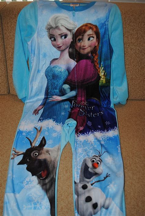 Amazon Com Disney FROZEN Elsa Anna Olaf Footed Pajama Onesie Turquoise