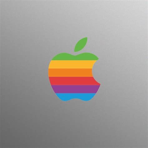 Retro Apple Logo Sticker Gadget Flow