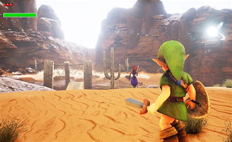 Check Out This Recreation Of Ocarina Of Times Gerudo Valley