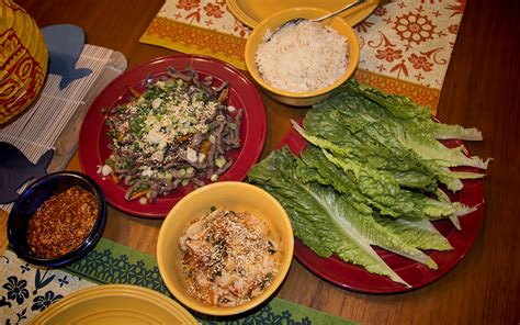 The taste of kimchi will come from ripening after the ingredients: Korean food photo: Beef Bulgogi with Ssamjang and ...
