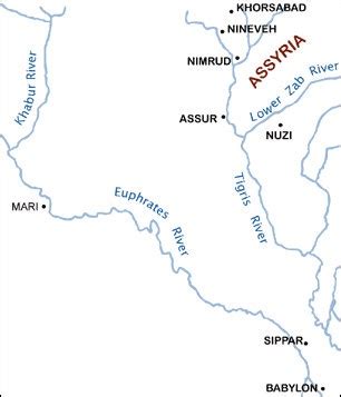 Map Of Assyria Bible History