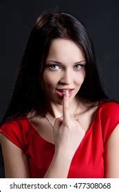 Beautiful Sexy Brunette Girl Posing On Stock Photo Shutterstock
