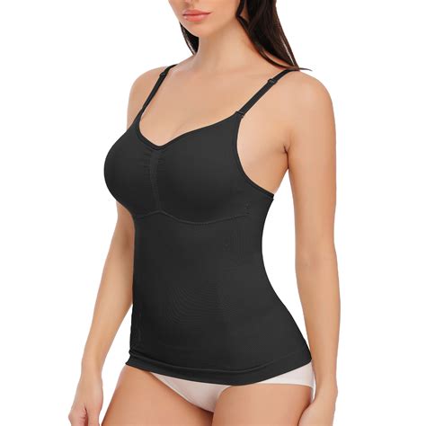 shapeviva shapewear tops for women tummy control tank shaping camisole seamless body shaper
