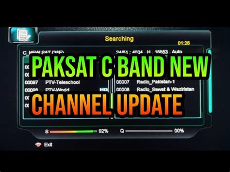 Paksat C Band New Channel Big Updating YouTube