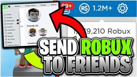 How To Send Free Robux To Friends Youtube