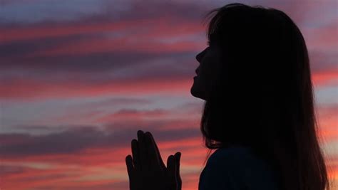 Girl Praying Up At The Heavens Image Free Stock Photo Public Domain