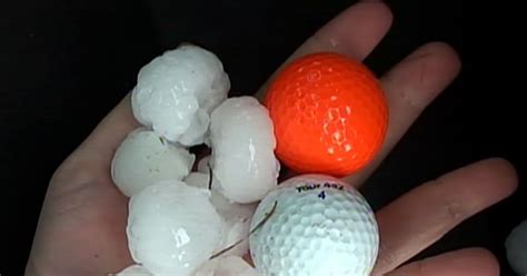 Golf Ball Sized Hail Hits Kansas
