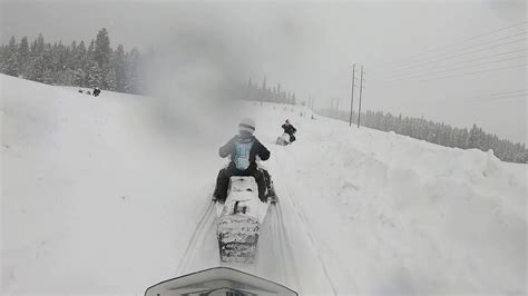 Snowmobiling In Leadville Colorado Youtube