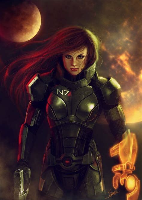 Otlgaming Commander Shepard By Suzanne Van Mass Effect Universe