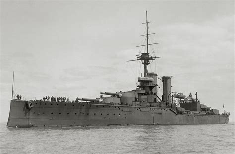 King George V Class Battleship Hms Audacious Just A Year Old She Hit A