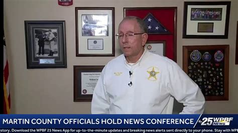 Martin County Sheriffs Office Holds Press Conference Youtube