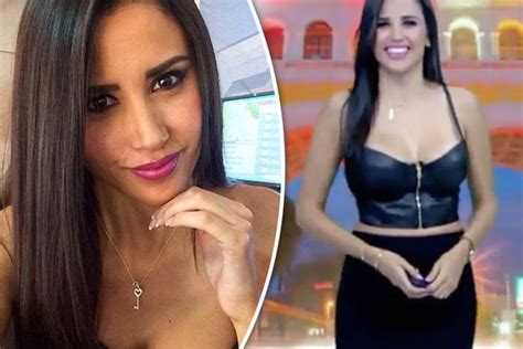 Sexy Weather Girl Shocks By Baring All In Bondage Top On Live Tv Daily Star