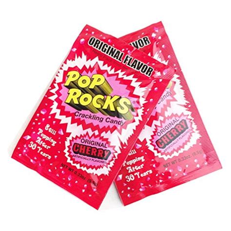 Bayside Candy Pop Rocks Cherry Pack Of 6 Pop Rocks