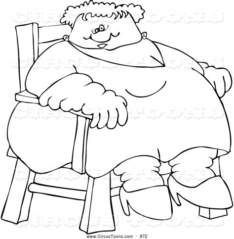 old fat woman coloring page coloring pages