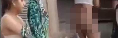 Harrowing Moment Naked Women Are Paraded Through Streets Beaten With
