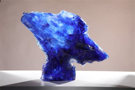 Cast Glass Sculpture Ice Fragments — David Ruth Cast Glass