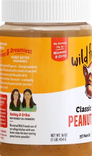 Wild Friends Foods Classic Creamy Peanut Butter 16 Oz Qfc