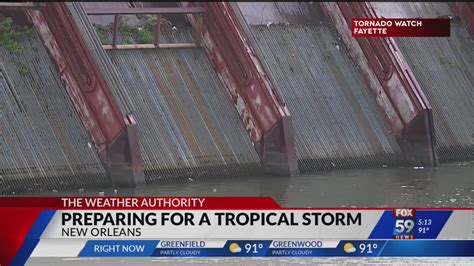 Louisiana Preps For Tropical Storm Youtube