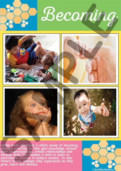 Belonging Being Becoming Posters Aussie Childcare Network