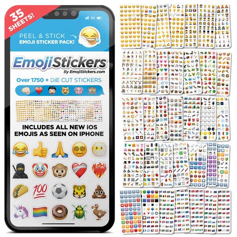 Emoji Stickers Die Cut Stickers As Seen On Iphones And Instagram