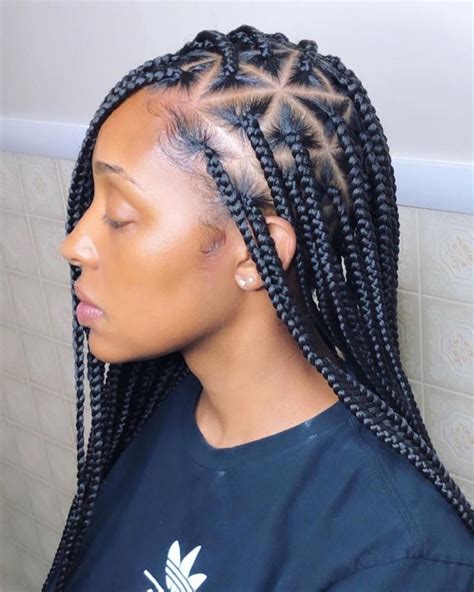 It's also a protective style for the hair. #braided hairstyles for black 12 year olds #braided ...