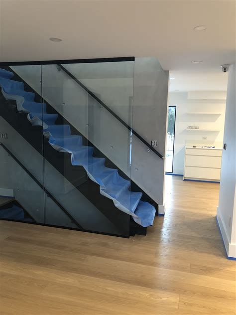 Interior And Glass Stair Railing Glass Ninja Get A Custom Quote Today