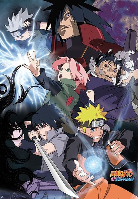 Poster And Affisch Naruto Shippuden Group Ninja War Europosters