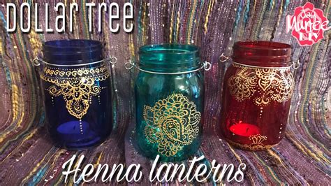 Make your own moroccan lantern like these from second chances this looks like a terrific way to repurpose old vases and jewelry and. Dollar tree DIY Henna Lanterns - Moroccan Lanterns - YouTube