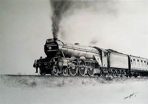 How To Draw The Flying Scotsman