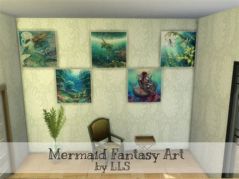 Mermaid Fantasy Art The Sims 4 Catalog