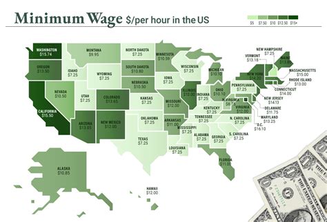 Minimum Wage By State 2024 Map Cyb Tanhya