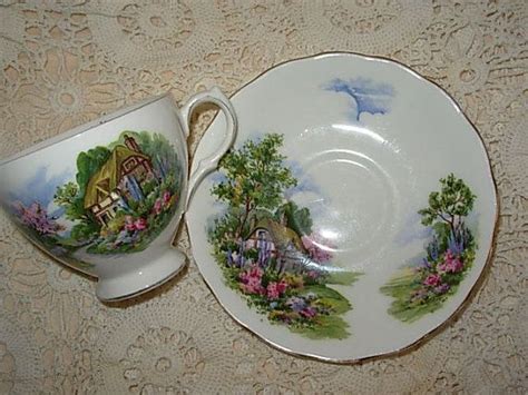 Royal Vale Bone China England Country Cottage Garden Tea Cup And Etsy