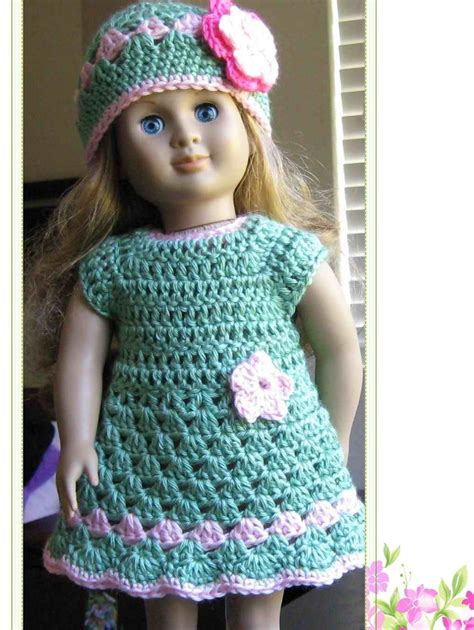{optional} home printer to print designs on your apron. 35 Excellent Free Crochet Patterns For 18 Inch Dolls #girldollclothes (With images) | Crochet ...