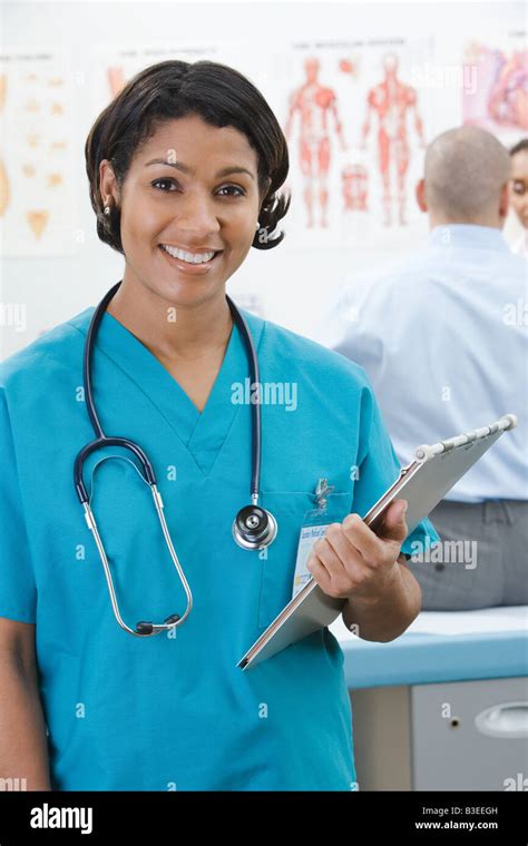 Portrait Of A Nurse Stock Photo Alamy
