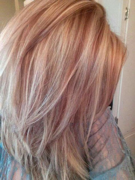 Ideas Hair Highlights And Lowlights Caramel Red Strawberry Blonde For Gold Blonde Hair