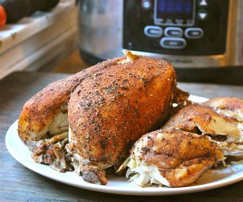 Use a meat thermometer to check that the internal temperature is 165˚f (74˚c). Bake a Whole Chicken in a Slow Cooker | Stuffed whole ...