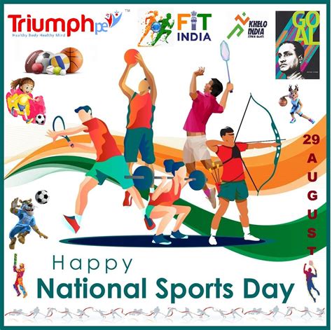 Happy National Sports Day Triumph Physical Education Pvt Ltd