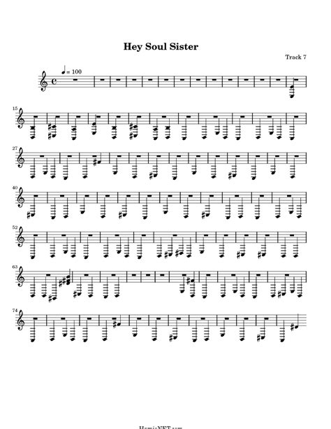 Hey soul sister is a song by american rock band train. Hey Soul Sister Sheet Music - Hey Soul Sister Score ...