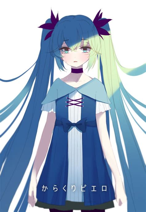 Anime Picture Search Engine 1girl Aqua Eyes Aqua Hair Choker Collarbone Erolcy Hair Ornament