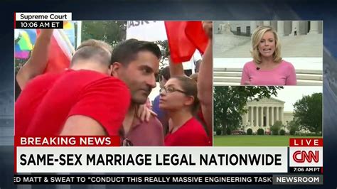 The Moment Cnn Reported Same Sex Was Legal Nationwide Youtube