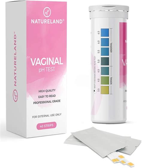 Amazon Com Natureland Vaginal Health Ph Test Strips Feminine Ph Test