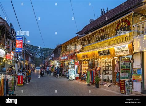 Princess Street Fort Kochi Cochin Kerala India Stock Photo Alamy